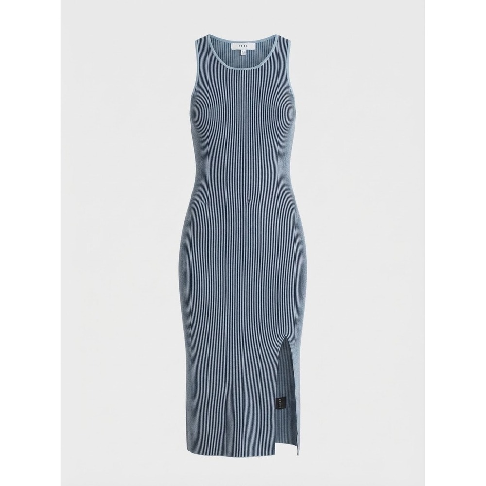 Reiss Striped Midi Knit Dress | Size UK 10 / US 6
A2-014